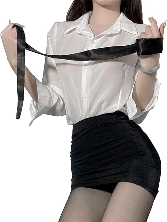Women Secretary Cosplay Lingerie Office Nurse Uniform Bunny Maid Kawaii Costumes